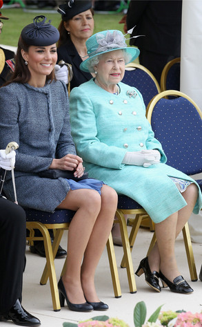 Catherine, Duchess of Cambridge, Queen Elizabeth II Catherine, Duchess of Cambridge, Queen Elizabeth II